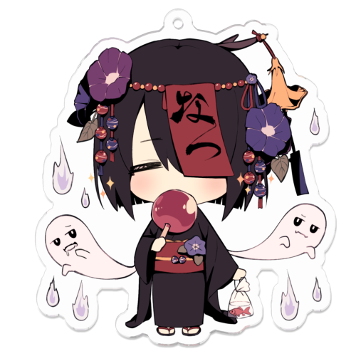 はなふだちゃんのアクリルキーホルダー